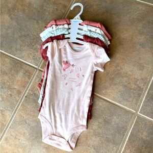 Carter’s Baby 5-Pack “Mommy’s Little Girl/Always Happy” Bodysuits